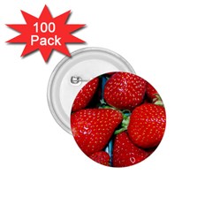 Strawberries 3 1 75  Buttons (100 Pack)  by trendistuff