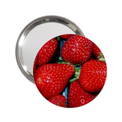 Strawberries 3 2 25  Handbag Mirrors by trendistuff