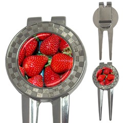 Strawberries 3 3-in-1 Golf Divots by trendistuff