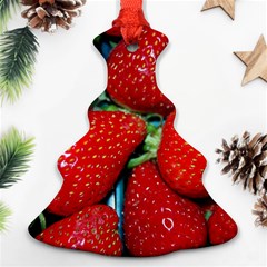 Strawberries 3 Christmas Tree Ornament (two Sides) by trendistuff