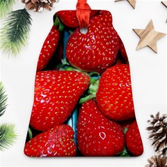 Strawberries 3 Bell Ornament (two Sides) by trendistuff