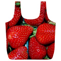 Strawberries 3 Full Print Recycle Bags (l)  by trendistuff