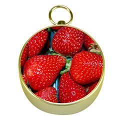 Strawberries 3 Gold Compasses by trendistuff