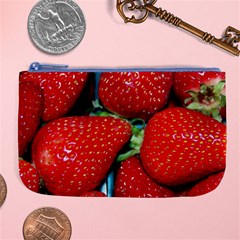 Strawberries 3 Large Coin Purse by trendistuff