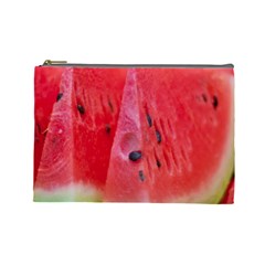 Watermelon 1 Cosmetic Bag (large)  by trendistuff