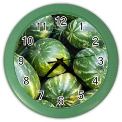 Watermelon 2 Color Wall Clocks by trendistuff