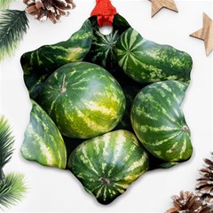 Watermelon 2 Ornament (snowflake) by trendistuff