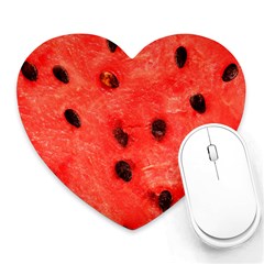 Watermelon 3 Heart Mousepads by trendistuff