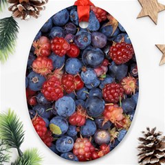 Wild Berries 1 Ornament (oval) by trendistuff