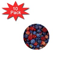 Wild Berries 1 1  Mini Buttons (10 Pack)  by trendistuff