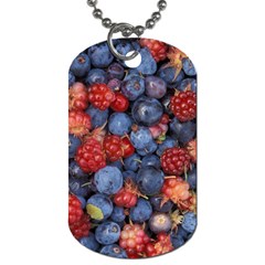 Wild Berries 1 Dog Tag (two Sides) by trendistuff