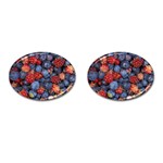 WILD BERRIES 1 Cufflinks (Oval) Front(Pair)