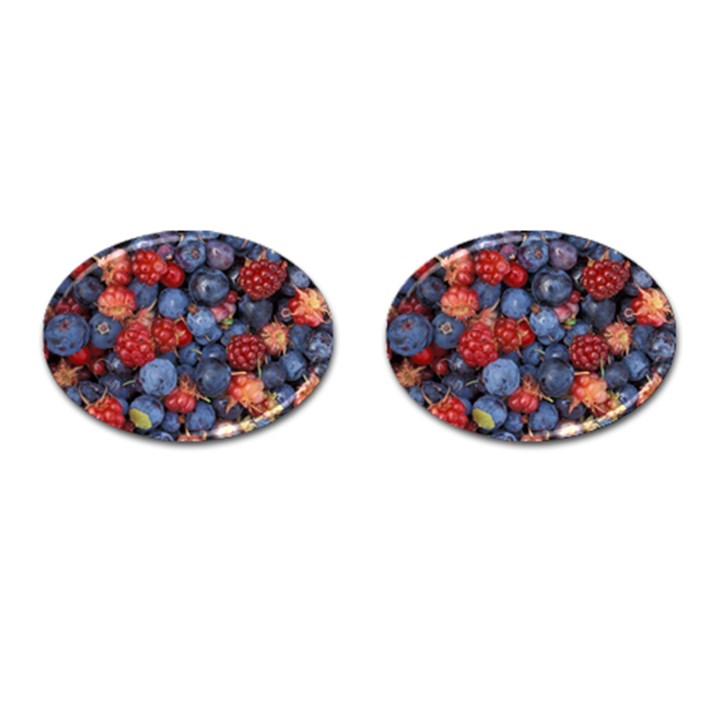 WILD BERRIES 1 Cufflinks (Oval)