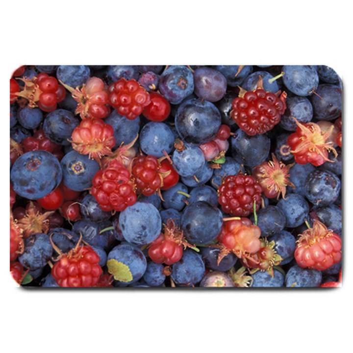 WILD BERRIES 1 Large Doormat 