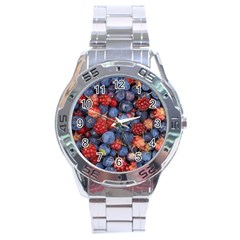 Wild Berries 1 Stainless Steel Analogue Watch by trendistuff