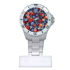 Wild Berries 1 Plastic Nurses Watch by trendistuff