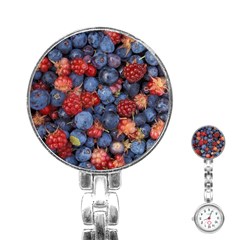 Wild Berries 1 Stainless Steel Nurses Watch by trendistuff