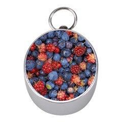 Wild Berries 1 Mini Silver Compasses by trendistuff