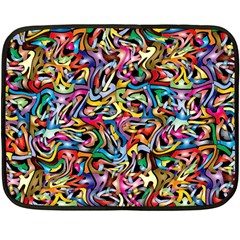 Artwork By Patrick-colorful-8 Double Sided Fleece Blanket (mini)  by ArtworkByPatrick