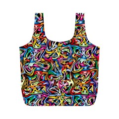 Artwork By Patrick-colorful-8 Full Print Recycle Bags (m)  by ArtworkByPatrick