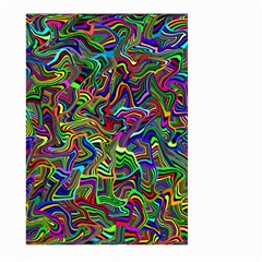 Artwork By Patrick-colorful-9 Large Garden Flag (two Sides) by ArtworkByPatrick