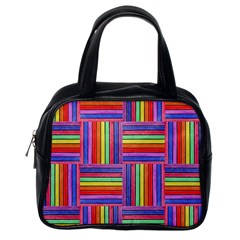 Artwork By Patrick-squares Classic Handbags (one Side) by ArtworkByPatrick