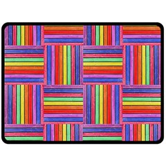 Artwork By Patrick-squares Double Sided Fleece Blanket (large)  by ArtworkByPatrick