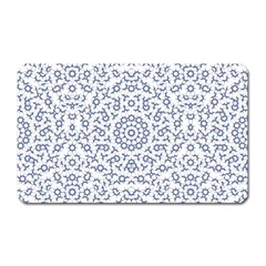 Radial Mandala Ornate Pattern Magnet (rectangular) by dflcprints