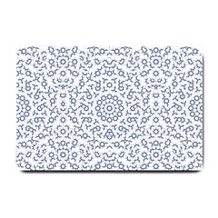 Radial Mandala Ornate Pattern Small Doormat  by dflcprints