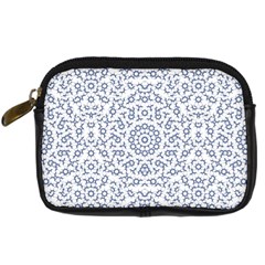 Radial Mandala Ornate Pattern Digital Camera Cases by dflcprints