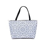 Radial Mandala Ornate Pattern Shoulder Handbags Back