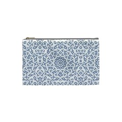 Radial Mandala Ornate Pattern Cosmetic Bag (small)  by dflcprints