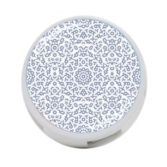 Radial Mandala Ornate Pattern 4-port Usb Hub (one Side) by dflcprints