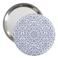 Radial Mandala Ornate Pattern 3  Handbag Mirrors by dflcprints