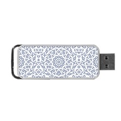 Radial Mandala Ornate Pattern Portable Usb Flash (one Side) by dflcprints