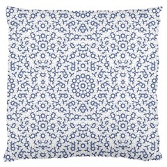 Radial Mandala Ornate Pattern Large Flano Cushion Case (one Side) by dflcprints