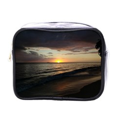 Sunset On Rincon Puerto Rico Mini Toiletries Bags by StarvingArtisan