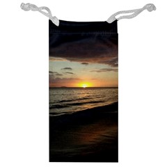 Sunset On Rincon Puerto Rico Jewelry Bag by StarvingArtisan