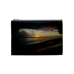 Sunset On Rincon Puerto Rico Cosmetic Bag (medium)  by StarvingArtisan