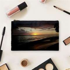 Sunset On Rincon Puerto Rico Cosmetic Bag (medium)  by StarvingArtisan