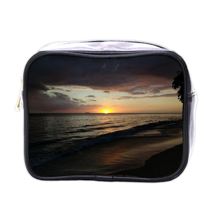 Sunset On Rincon Puerto Rico Mini Toiletries Bags