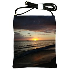 Sunset On Rincon Puerto Rico Shoulder Sling Bags by StarvingArtisan