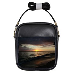 Sunset On Rincon Puerto Rico Girls Sling Bags by StarvingArtisan