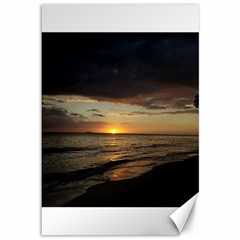 Sunset On Rincon Puerto Rico Canvas 12  X 18   by StarvingArtisan