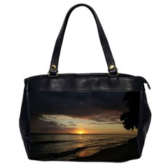 Sunset On Rincon Puerto Rico Office Handbags (2 Sides)  by StarvingArtisan