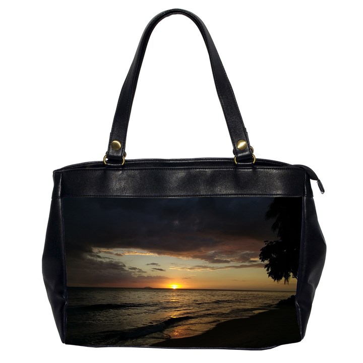 Sunset On Rincon Puerto Rico Office Handbags (2 Sides) 