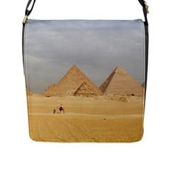 Giza Pyramids Flap Messenger Bag (l)  by StarvingArtisan