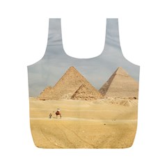 Giza Pyramids Full Print Recycle Bags (m)  by StarvingArtisan