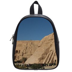 Abusimble Egyptian Ruins Ramesses Mummies School Bag (small) by StarvingArtisan