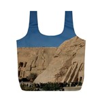 Abusimble Egyptian Ruins Ramesses Mummies Full Print Recycle Bags (M)  Back